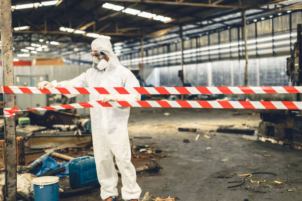 Professional Crime Scene Cleanup technician working in Converse, IN